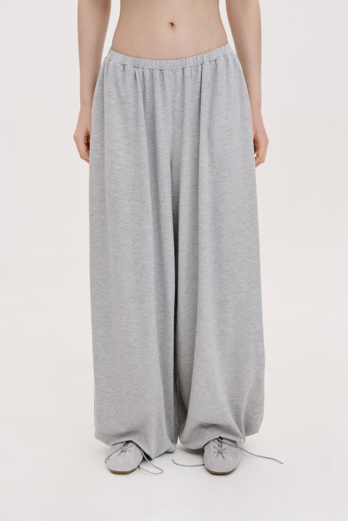 ШТАНИ OVERSIZE З БАВОВНЯНОГО ТРИКОТАЖУ 1285 зображення 1